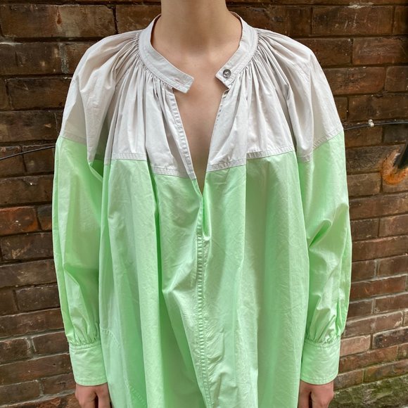 Sofie D’Hoore colourblock cotton poplin dress, size 34 - Picture 2 of 15